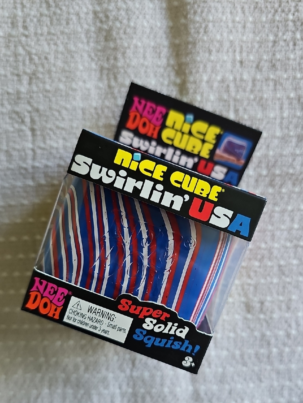 NEW! Nee Doh Nice Cube Swirlin' USA